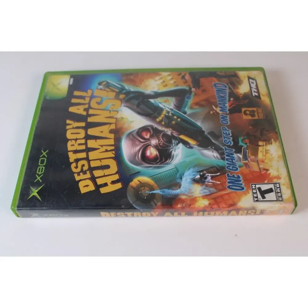 Destroy All Humans! (2005, Microsoft Xbox) Authentic, Complete, Tested
